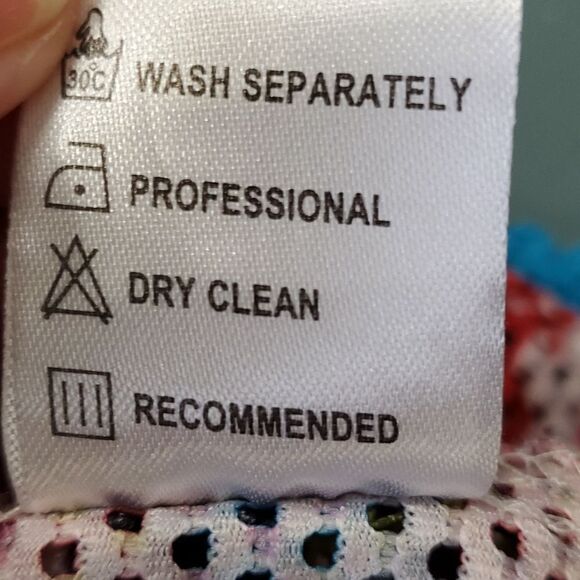 Misslook open net colorful jacket. Size XL. Tourqwise piping . - Picture 8 of 8